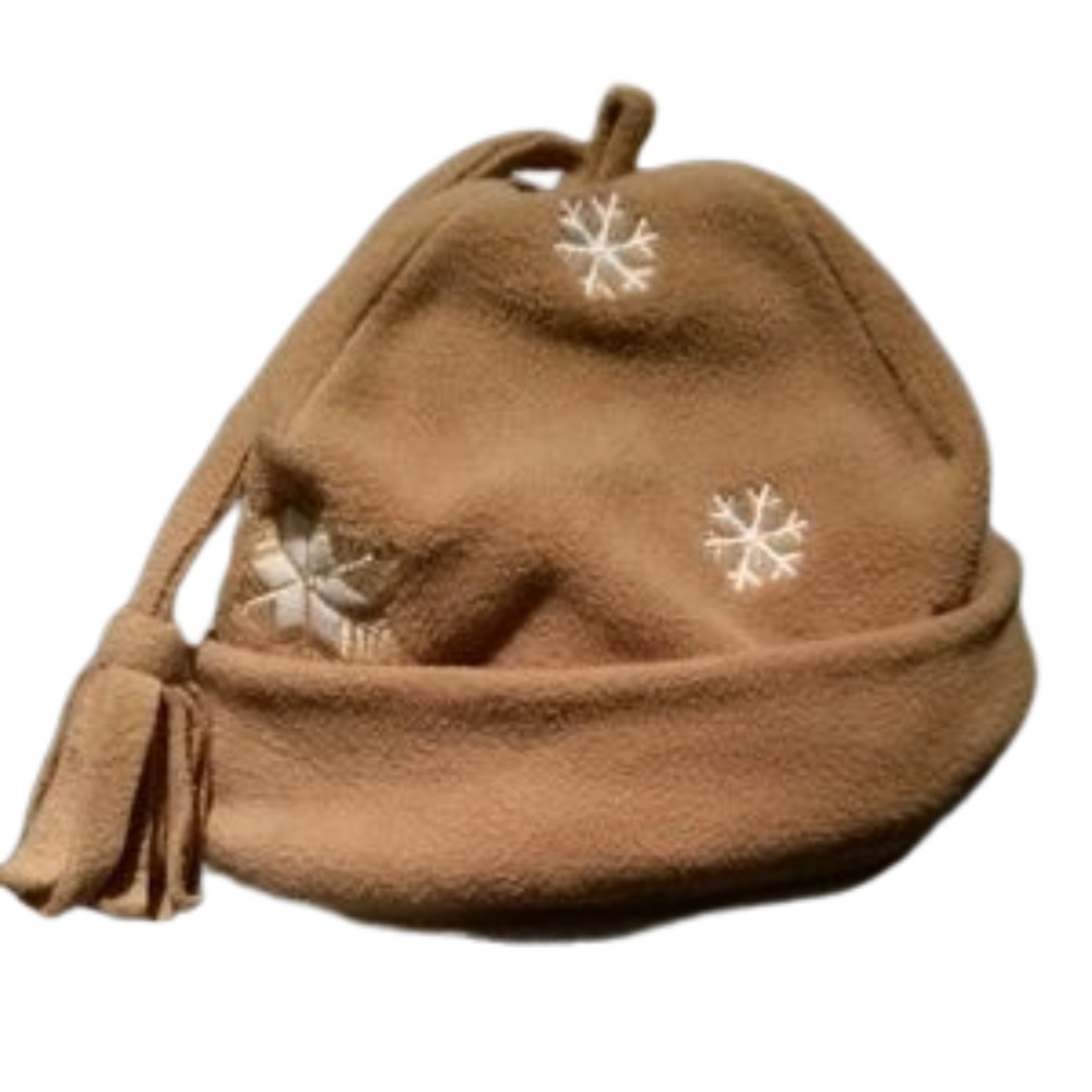 OutBrook Camel Snowflakes Winter Beanie / Hat